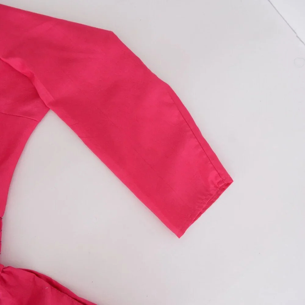 Hot Pink Women's Jumpsuit - Picture 11 of 12